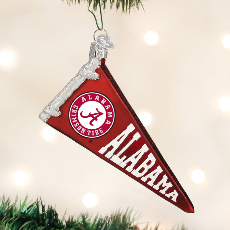 Old World Christmas Alabama Pennant Ornament