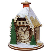Old World Christmas Alpine Time Clock Shoppe Ornament