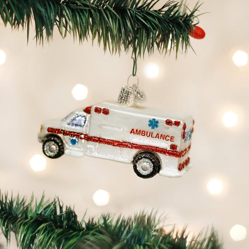 Old World Christmas Ambulance Ornament