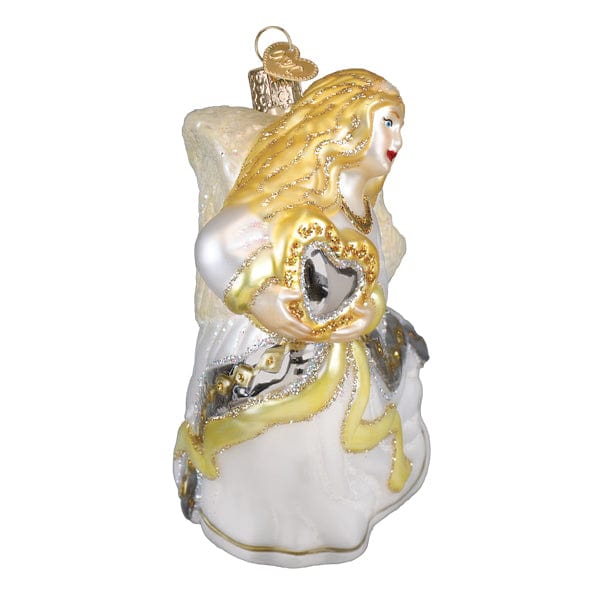 Old World Christmas Angel With Heart Ornament