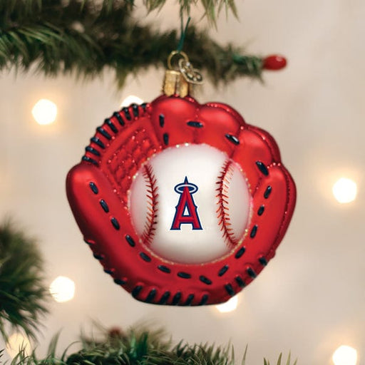 Old World Christmas Angels Baseball Mitt Ornament