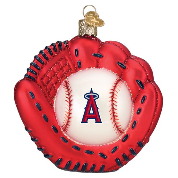 Old World Christmas Angels Baseball Mitt Ornament