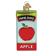 Old World Christmas Apple Juice Box Ornament