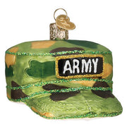 Old World Christmas Army Cap Ornament