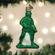 Old World Christmas Army Man Toy Ornament