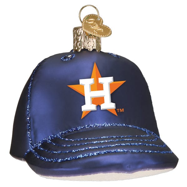 Old World Christmas Astros Baseball Cap Ornament