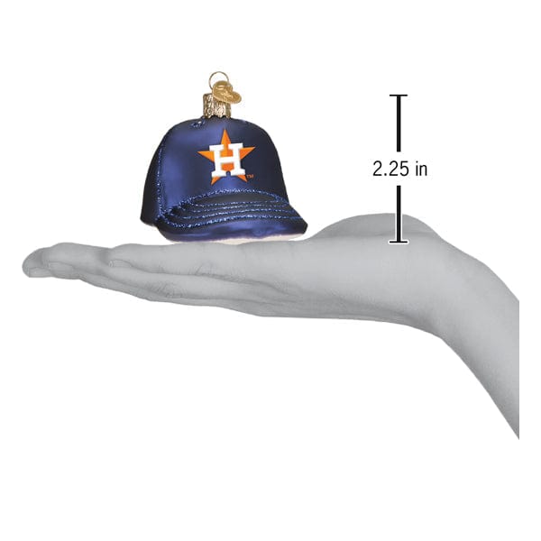Old World Christmas Astros Baseball Cap Ornament
