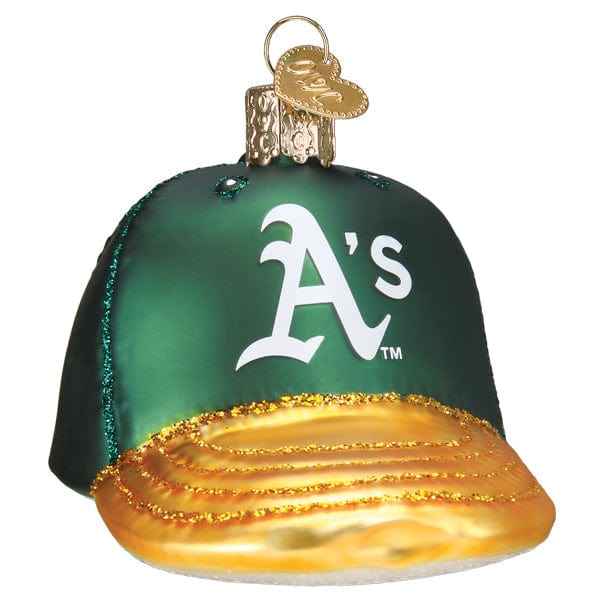 Old World Christmas Athletics Baseball Cap Ornament