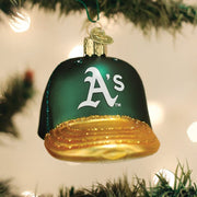 Old World Christmas Athletics Baseball Cap Ornament