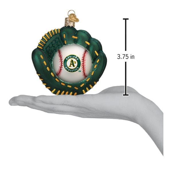 Old World Christmas Athletics Baseball Mitt Ornament