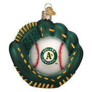 Old World Christmas Athletics Baseball Mitt Ornament