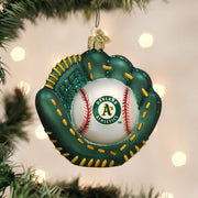 Old World Christmas Athletics Baseball Mitt Ornament