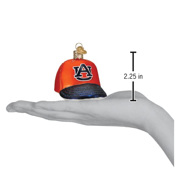 Old World Christmas Auburn Baseball Cap Ornament