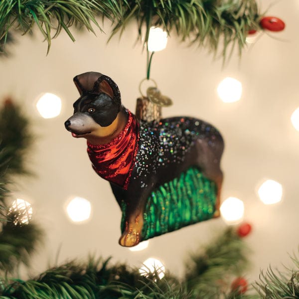 Old World Christmas Australian Cattle Dog Ornament