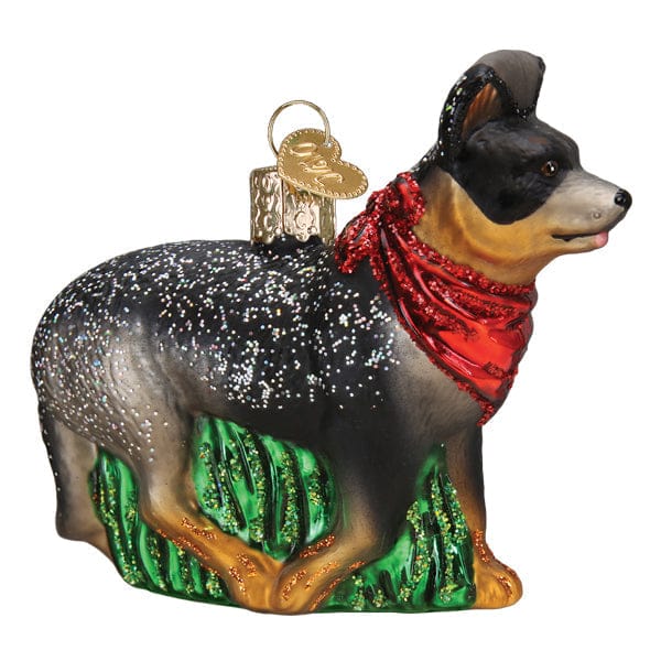 Old World Christmas Australian Cattle Dog Ornament