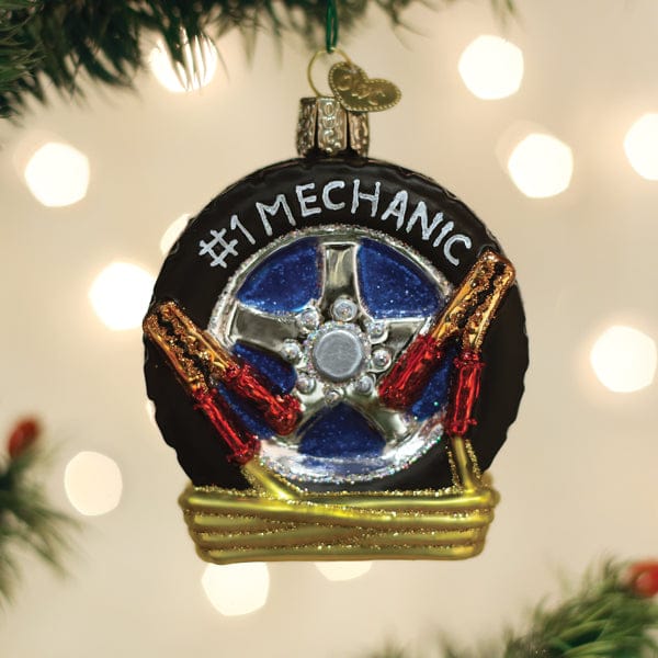 Old World Christmas Auto Mechanic Ornament