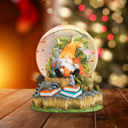 Old World Christmas Autumn Forest Gnome Snow Globe