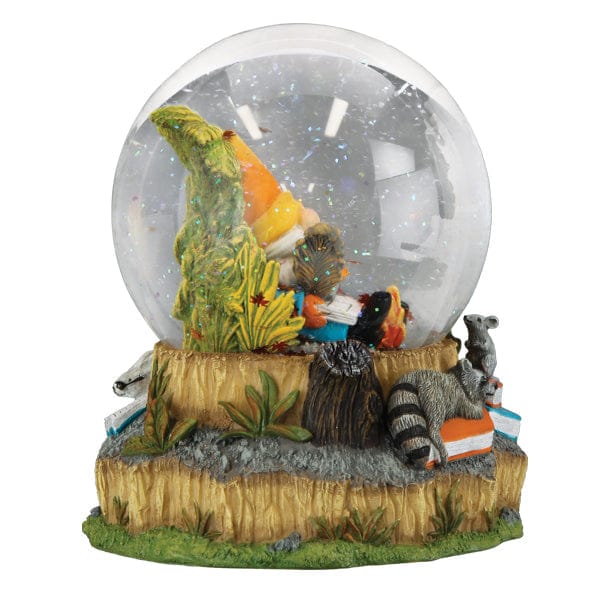 Old World Christmas Autumn Forest Gnome Snow Globe