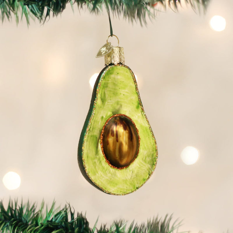 Old World Christmas Avocado Ornament