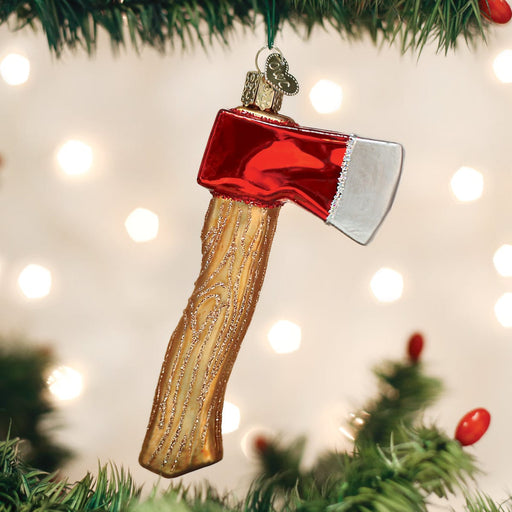 Old World Christmas Axe Ornament