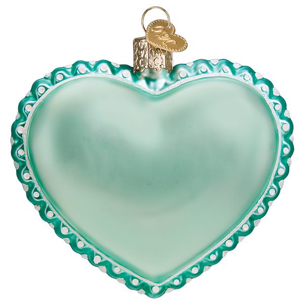 Old World Christmas Baby Boy's Footprint