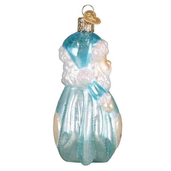 Old World Christmas Baby Boys 1st Santa Lovey Ornament