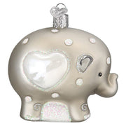 Old World Christmas Baby's 1st Elephant Ornament
