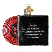 Old World Christmas Back In Black Album Cover Ornament