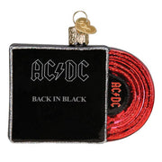 Old World Christmas Back In Black Album Cover Ornament