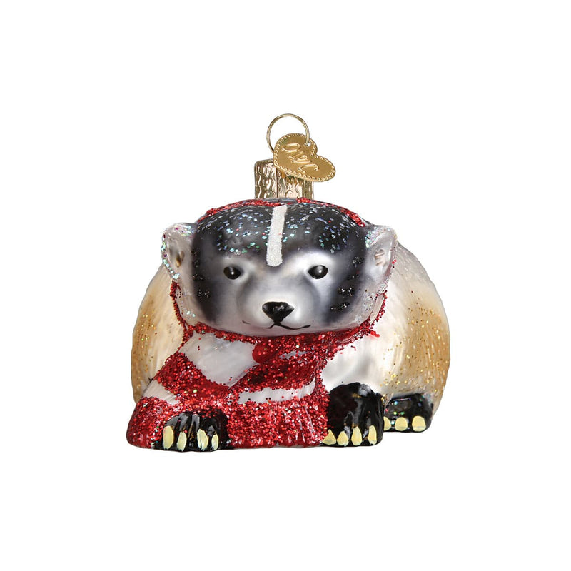 Old World Christmas Badger Ornament