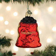 Old World Christmas Bag Of Coal Ornament
