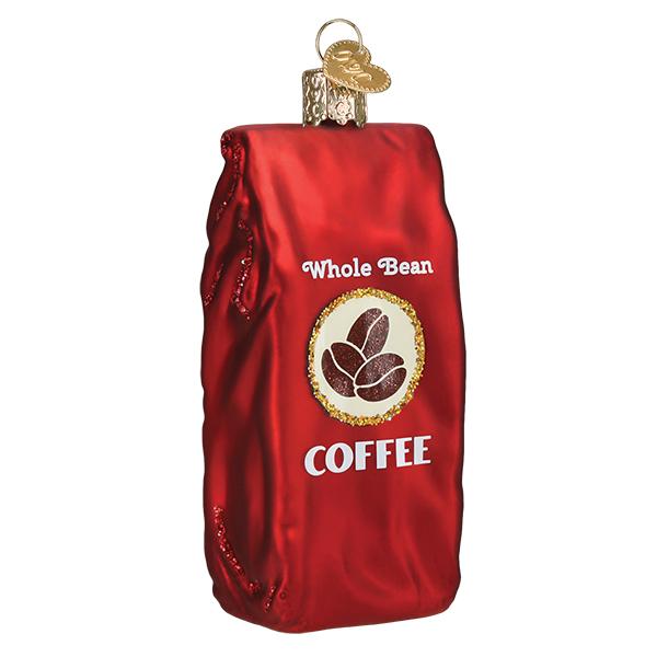 Old World Christmas Bag Of Coffee Beans