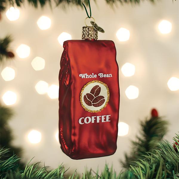 Old World Christmas Bag Of Coffee Beans