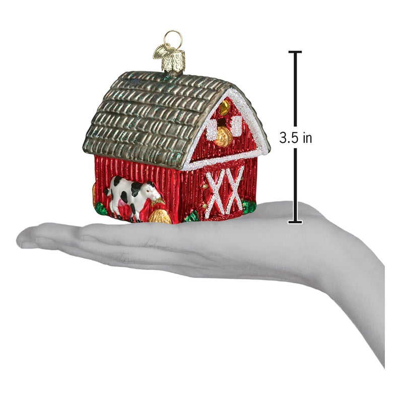 Old World Christmas Barn Ornament