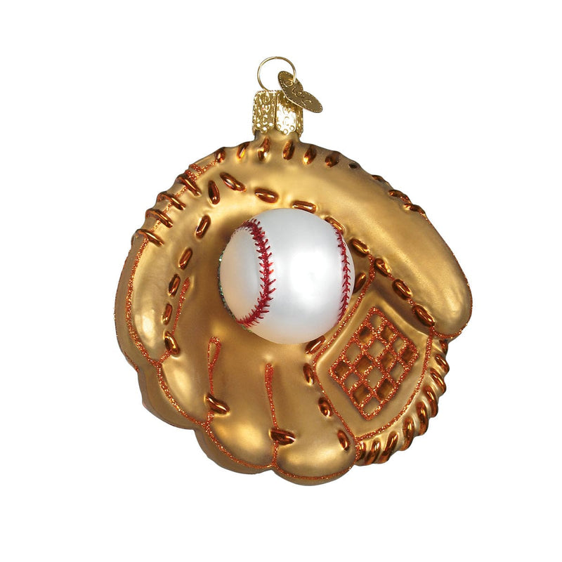 Old World Christmas Baseball Mitt Ornament