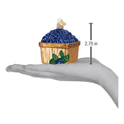 Old World Christmas Basket Of Blueberries