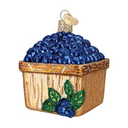 Old World Christmas Basket Of Blueberries