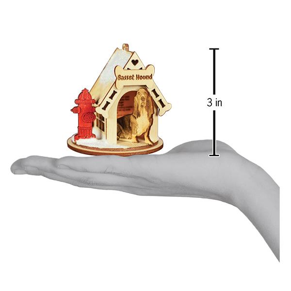 Old World Christmas Basset Hound Ornament