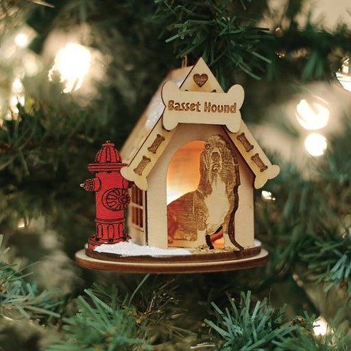 Old World Christmas Basset Hound Ornament