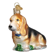 Old World Christmas Basset Hound Ornament