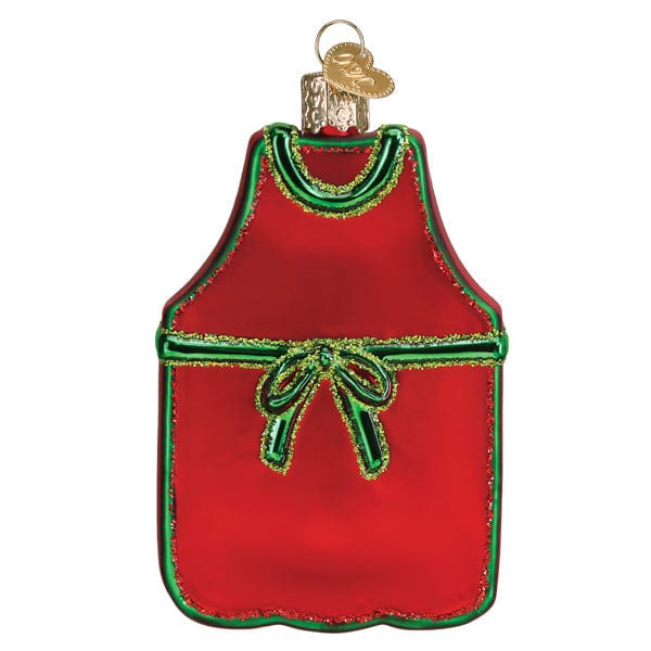 Old World Christmas BBQ Apron Ornament