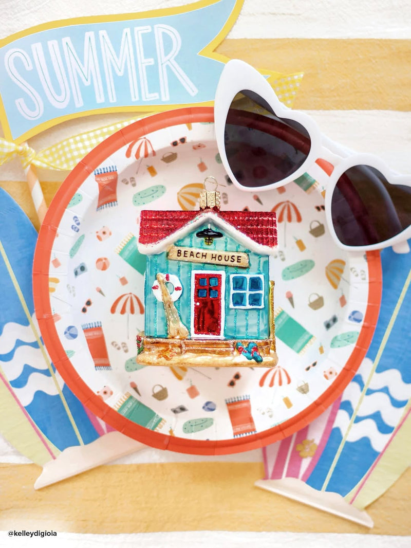 Old World Christmas Beach House Ornament