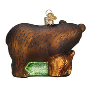 Old World Christmas Bear With Cubs Ornament