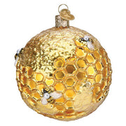 Old World Christmas Bee Blessed Round Ornament