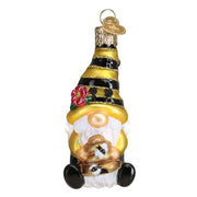 Old World Christmas Bee Happy Gnome Ornament