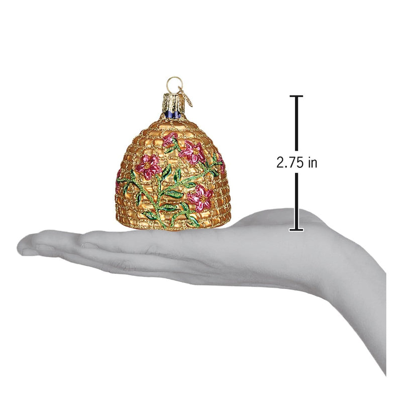 Old World Christmas Bee Skep Ornament