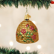 Old World Christmas Bee Skep Ornament