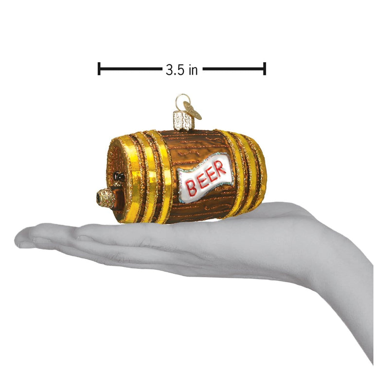Old World Christmas Beer Keg Ornament