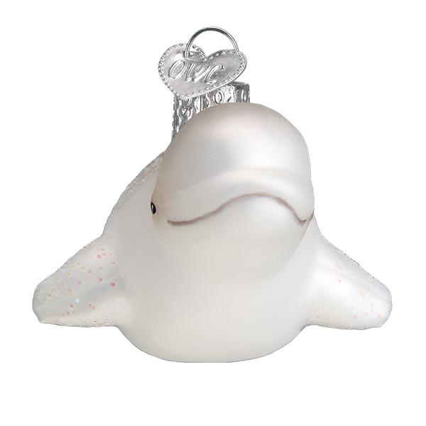 Old World Christmas Beluga Whale Ornament