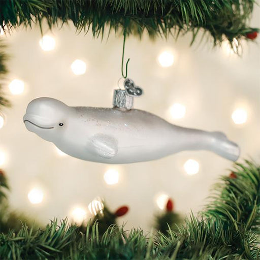 Old World Christmas Beluga Whale Ornament